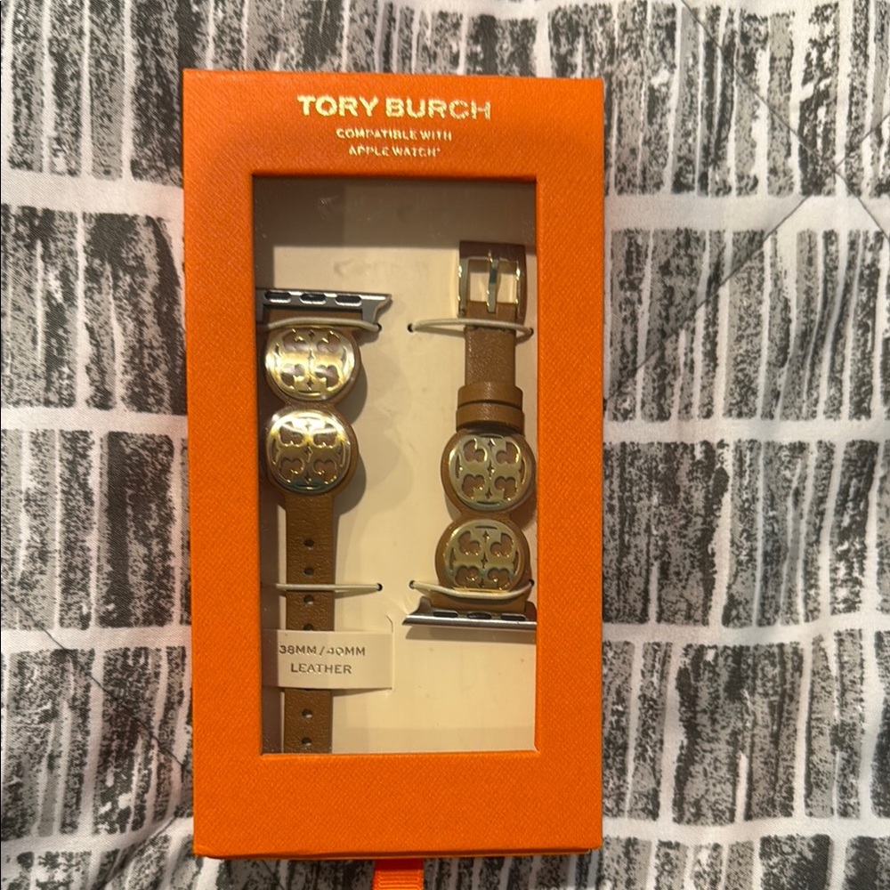 Tory Burch Gold Brown Watch Accessory